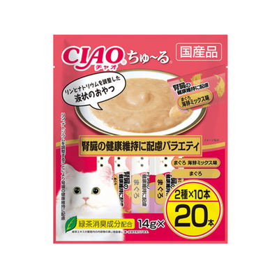 INABA CIAO Churu Kidney Health Care Variety Pack