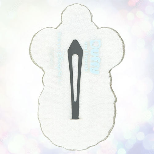 Disney Duffy & Friends Secret of a Snowy Day Duffy Bear Snowman Plush Hair Clip