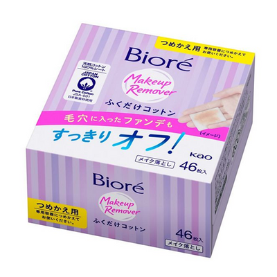 Biore Makeup Remover Cotton Wipes (Refill)