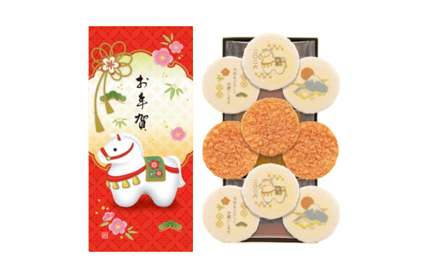 Keishindo New Year Shrimp Rice Crackers