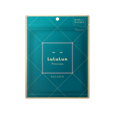 LULULUN Precious Green Glow Up Sheet Masks
