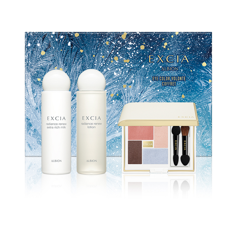 Albion Excia Eye Color Volonte Coffret (Toner, Emulsion and Eyeshadow Set)