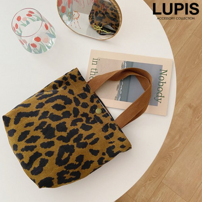 Lupis Leopard Print Mini Tote Bag