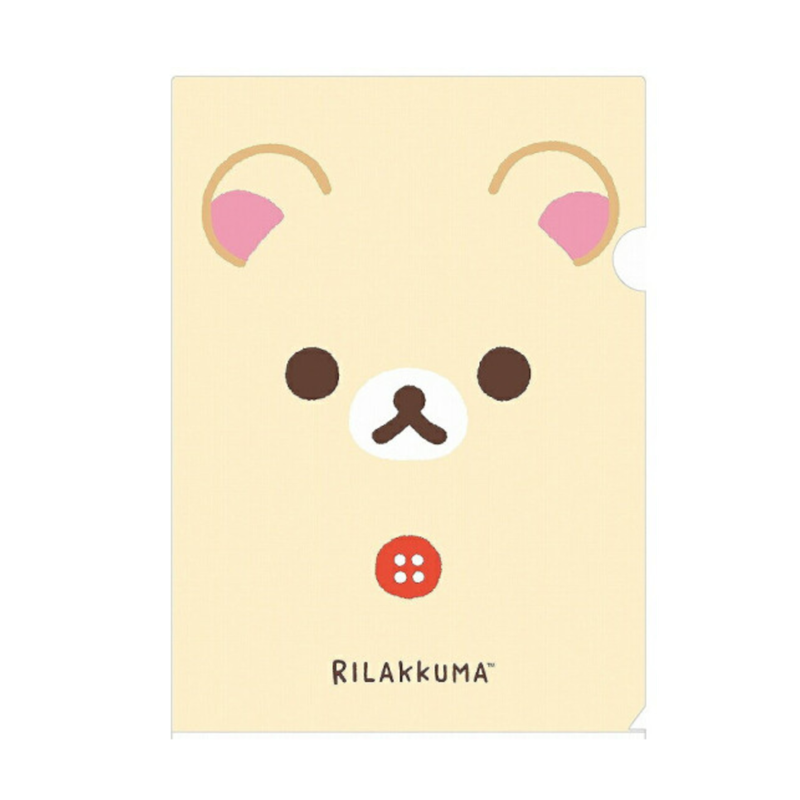 San-X Rilakkuma Big Face Soft A4 Clear Folder – MiauMall
