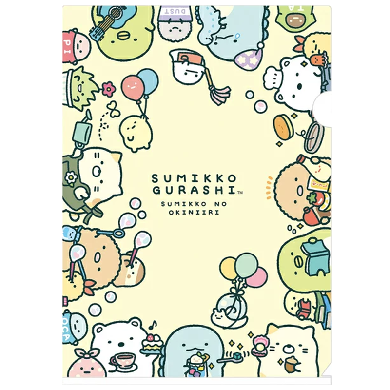 San-X Sumikkogurashi Cute A4 Clear Folder