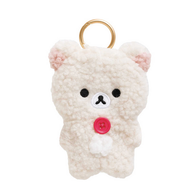 San-X Rilakkuma All-Purpose Plush Storage Charm & Shopping Bag Set (Rilakkuma/Korilakkuma)