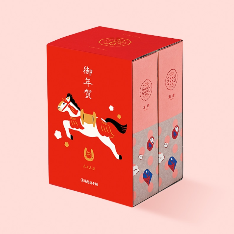 Bankaku Sohonpo Year of the Horse Shrimp Crackers