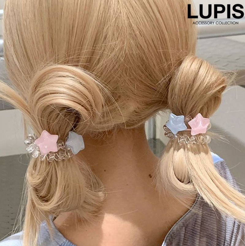 Twin Star Spring Hair Tie