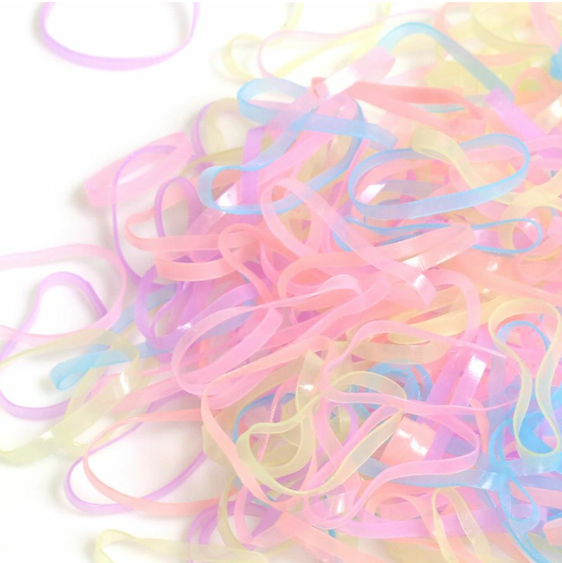 LUPIS Colorful Pastel Hair Elastics