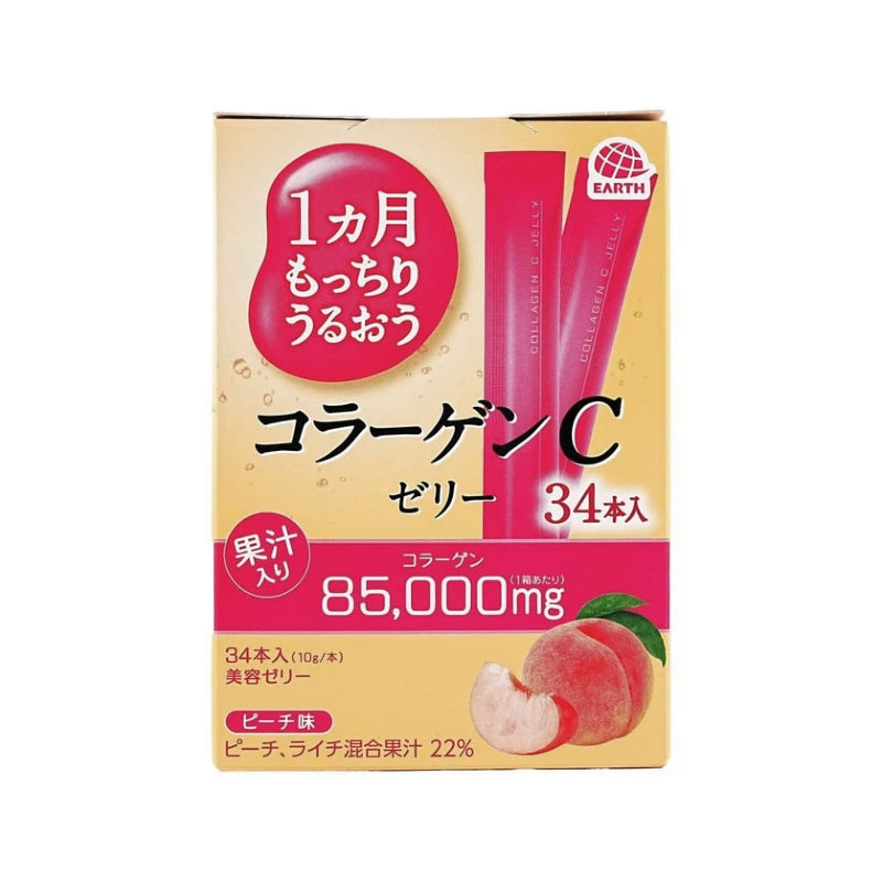 EARTH Collagen C Peach Flavored Jelly