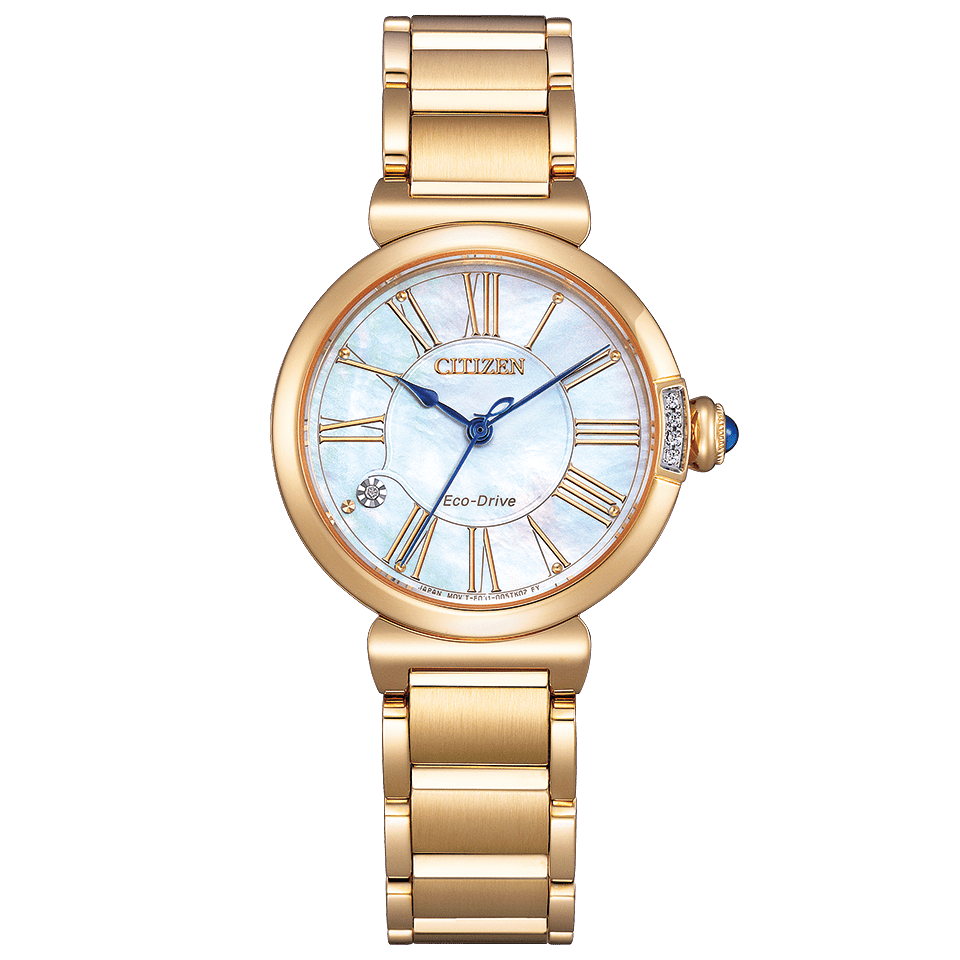 CITIZEN ROUND Collection Silver/Gold EM1060-87N