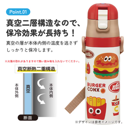 Skater Burger Conx Water Bottle
