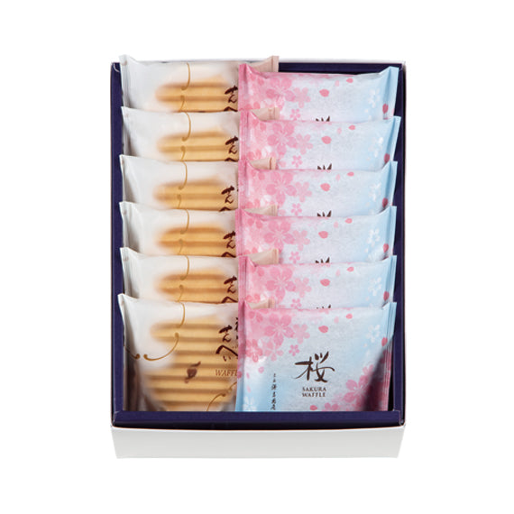 Kitchoan Sakura Waffle Cream Sandwich Cookies