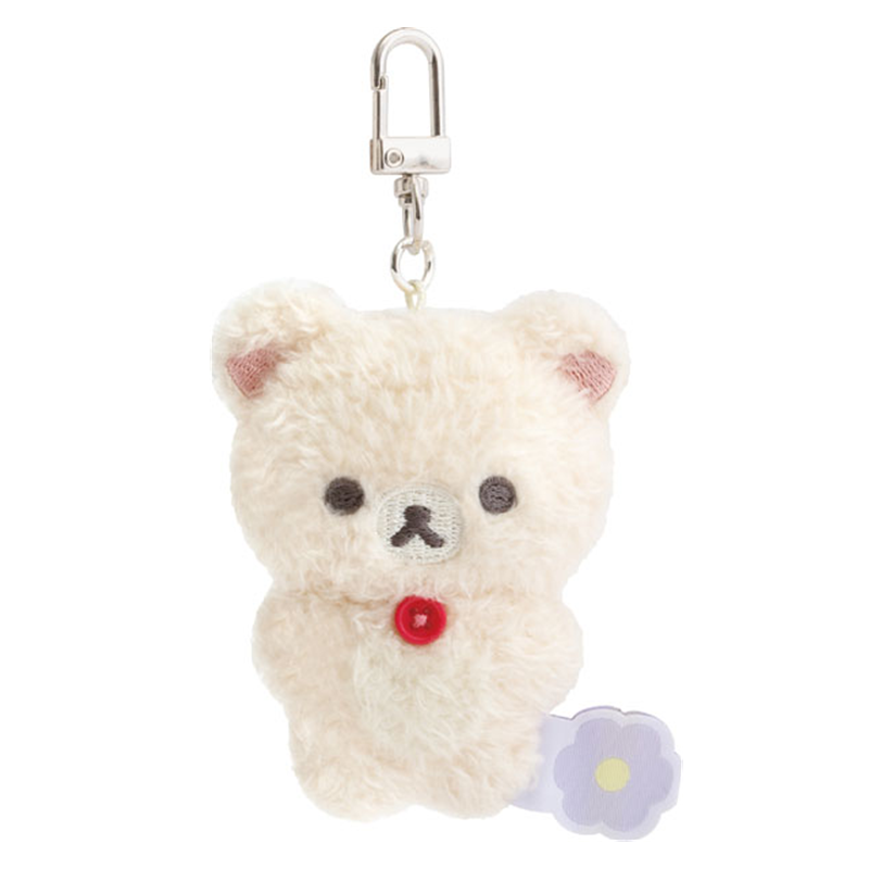 San-X Basic Rilakkuma Flower Korilakkuma Plush Keychain – MiauMall