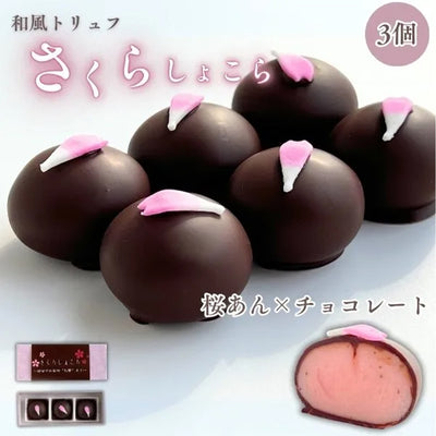 Sakaneya Sakura Chocolat Chocolate Covered Sakura Flavored Bean Paste Truffles (3)
