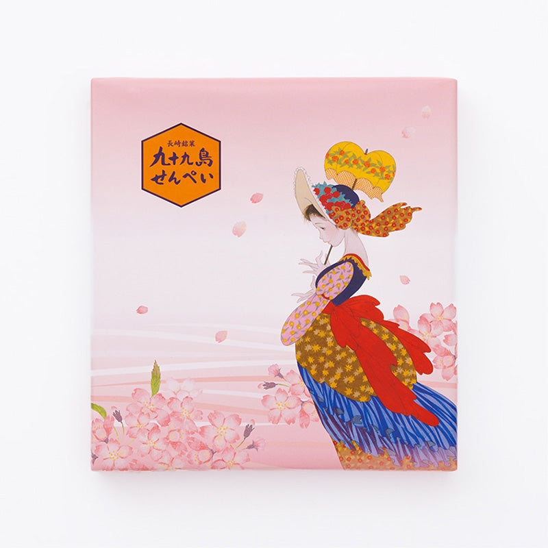Kujukushima Sakura Senbei Cookies (12 pieces)