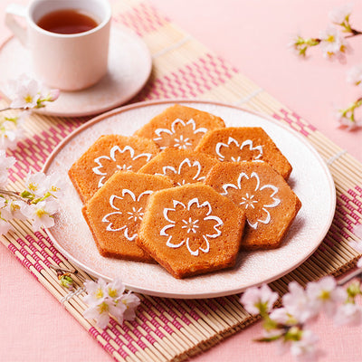 Kujukushima Sakura Senbei Cookies (12 pieces)