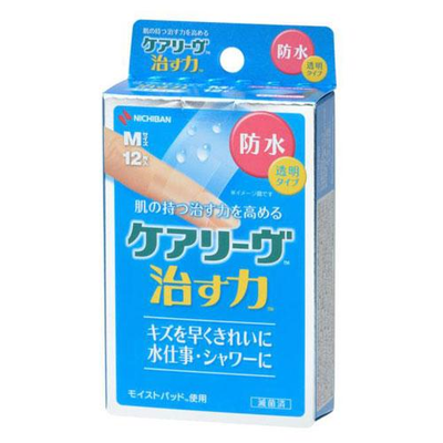 Nichiban Care Leave Naosu Chikara Clear Waterproof Bandages