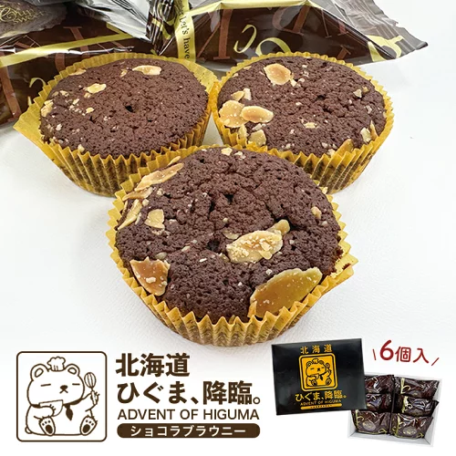 Sapporo Shunsaido Hokkaido Brown Bear Chocolate Brownies
