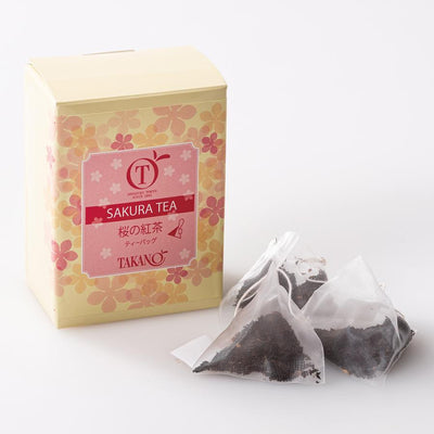 Shinjuku Takano Sakura Black Tea (Tea Bags) — 7 bags (17.5 g)