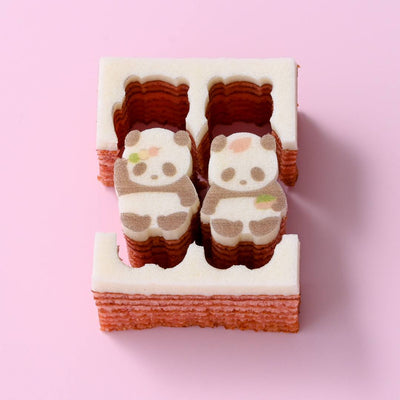 BundoonoMori Sakura Panda Baumkuchen Cake (1 Piece)