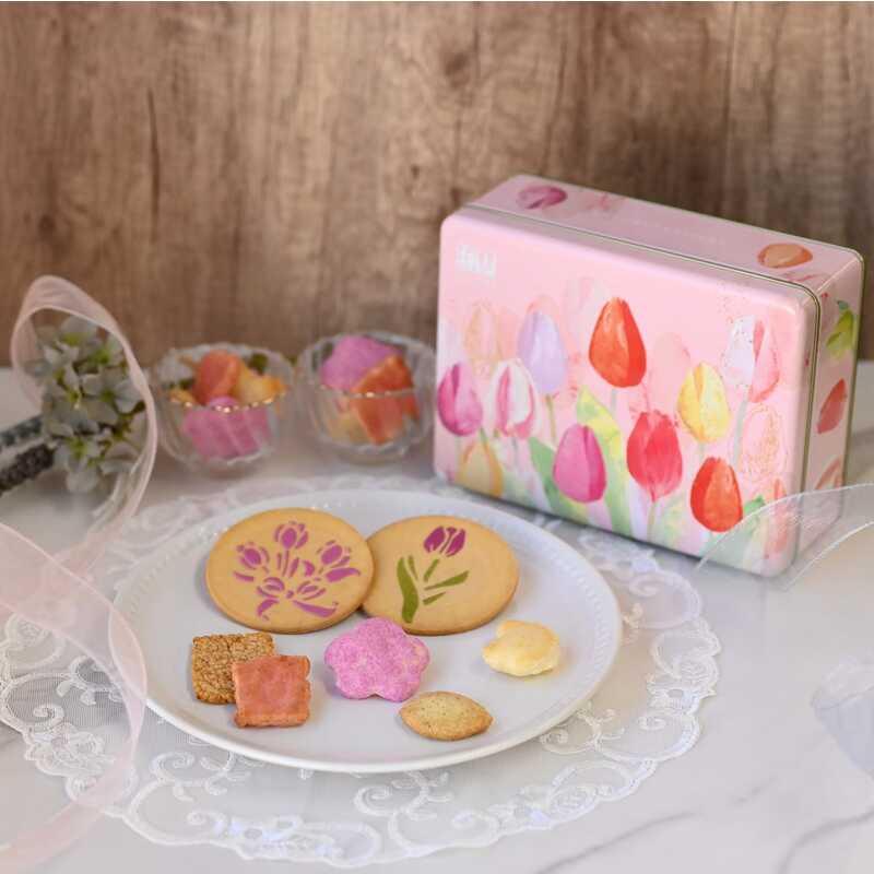 Akasaka Kakinoya Tulip Gift Assorted Rice Crackers