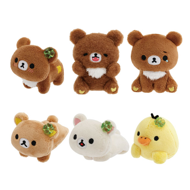 San-X Rilakkuma - Chairoikoguma's Kumakyun Days Palm-Sized Plush