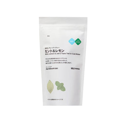 Muji Mint, Lemon, and Job's Tears Tea for Cold Water (Large Size)