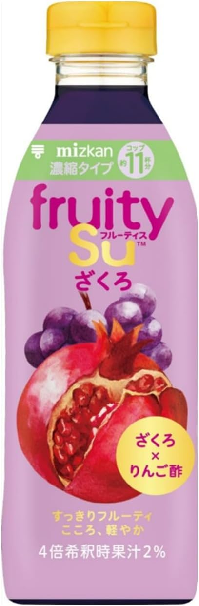 mizkan FruitySu 4x Condensed Pomegranate Vinegar Drink