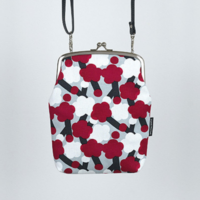 Fuwa Market "Happy Pattern" Hand-dyed Cotton Canvas Cross Body Coin Purse