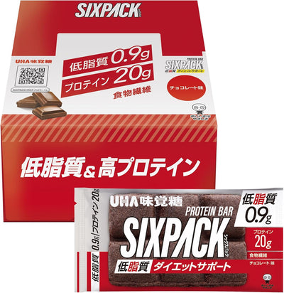 PREORDER UHA Mikakuto SIXPACK Chocolate Protein Bars (Set of 10)