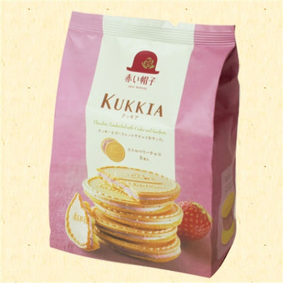 Kukkia Akai Bohshi Gaufre Cookies (Strawberry/Matcha)