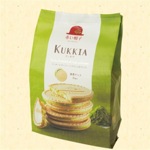 Kukkia Akai Bohshi Gaufre Cookies (Strawberry/Matcha)