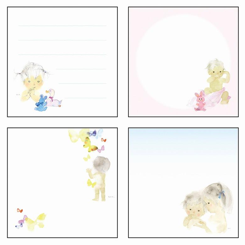 Green Flash - Memo Pads with Illustrations by Chihiro Iwasaki