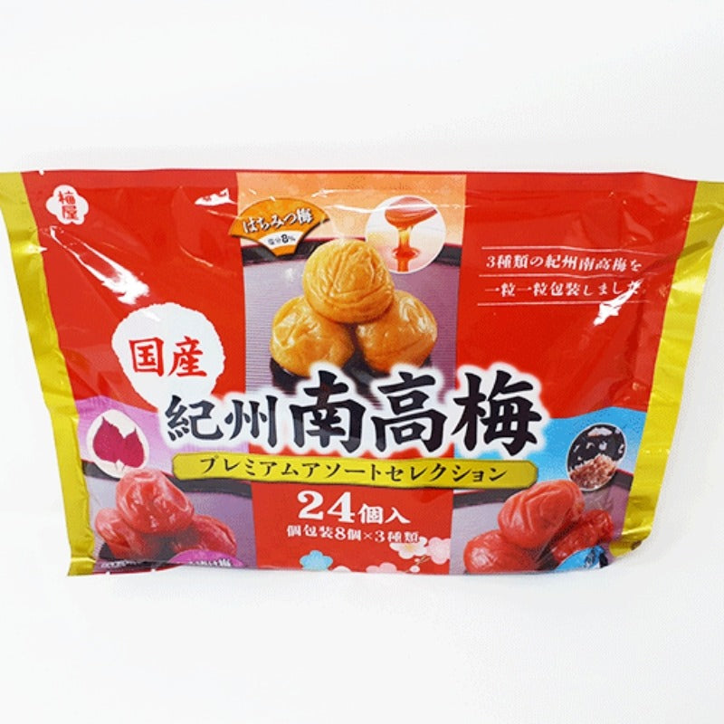 Koyasan Kishu Nanko Ume 3-Flavor Pickled Plum Premium Assortment Selection