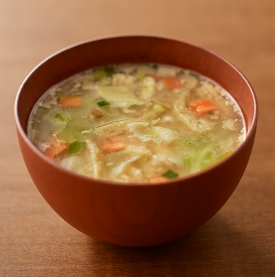 Muji Pork & Vegetable Miso Soup