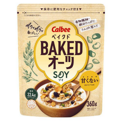 Calbee Unsweeted Soy Baked Oat Cereal