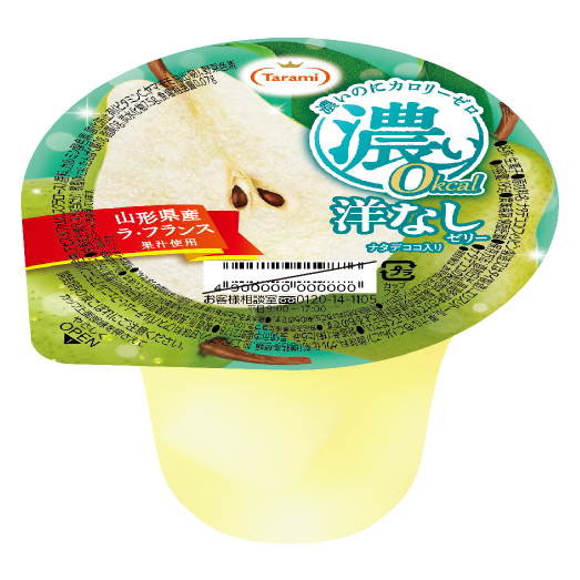 Tarami 0-calorie Rich Pear Nata de coco Jelly