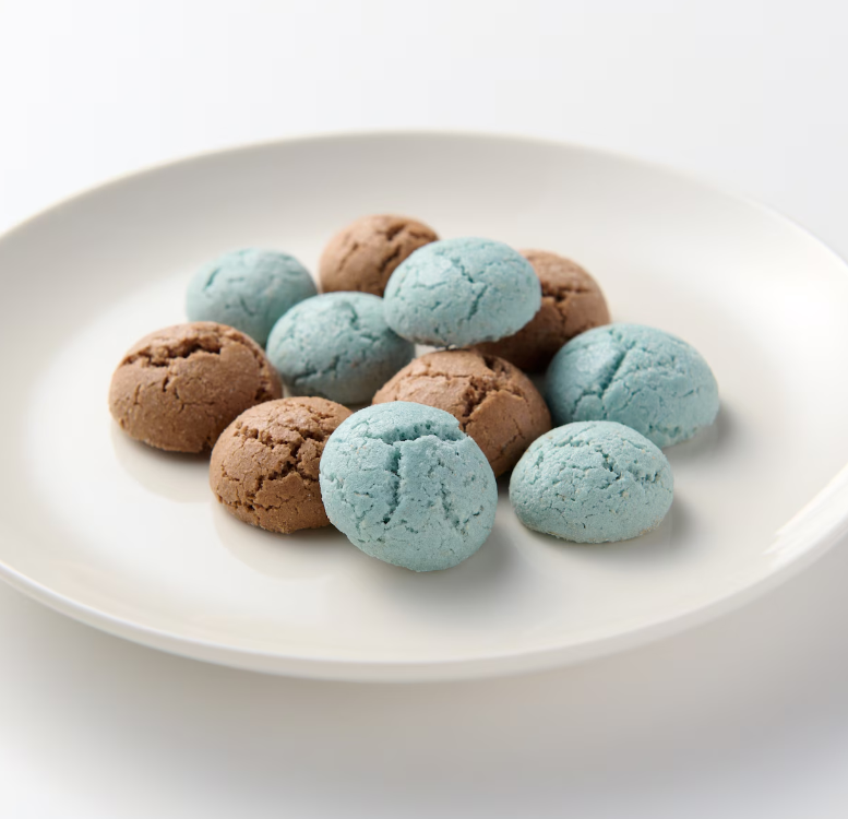 MUJI Chocolate & Mint Coconut Macarons