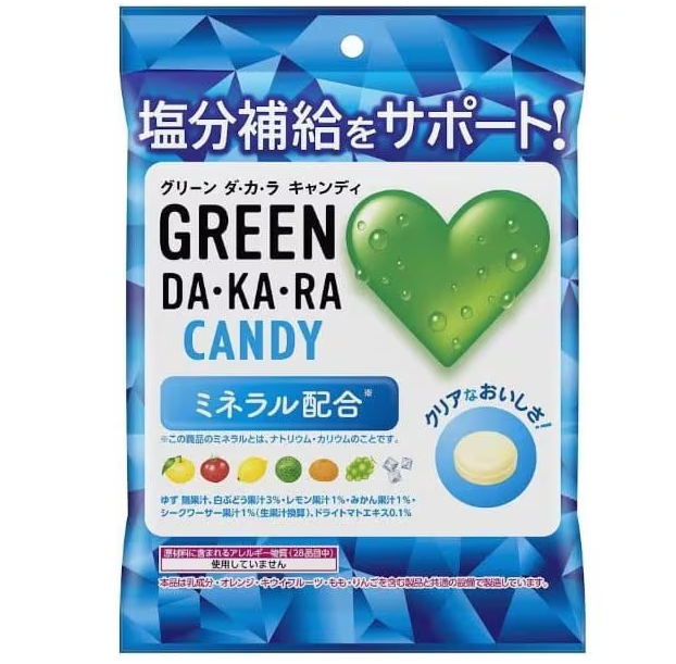 LOTTE GREEN DAKARA Salt and Potassium Fortified Citrus Candy