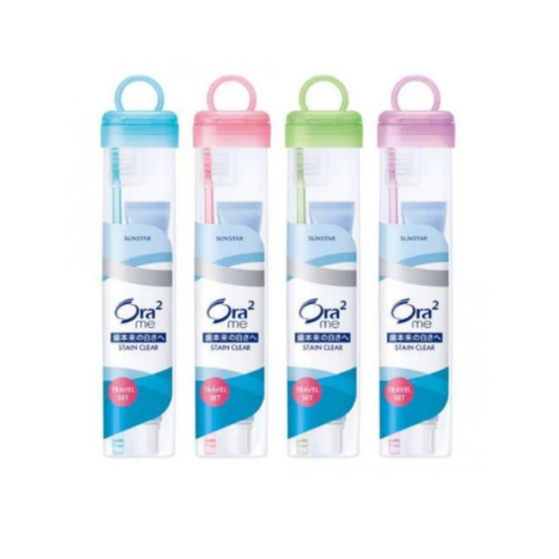 Sunstar Ora2 Me Soft Case Travel Toothbrush Set