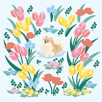 PREORDER Flowers & Animals Rondo: A Healing Puzzle Coloring Book