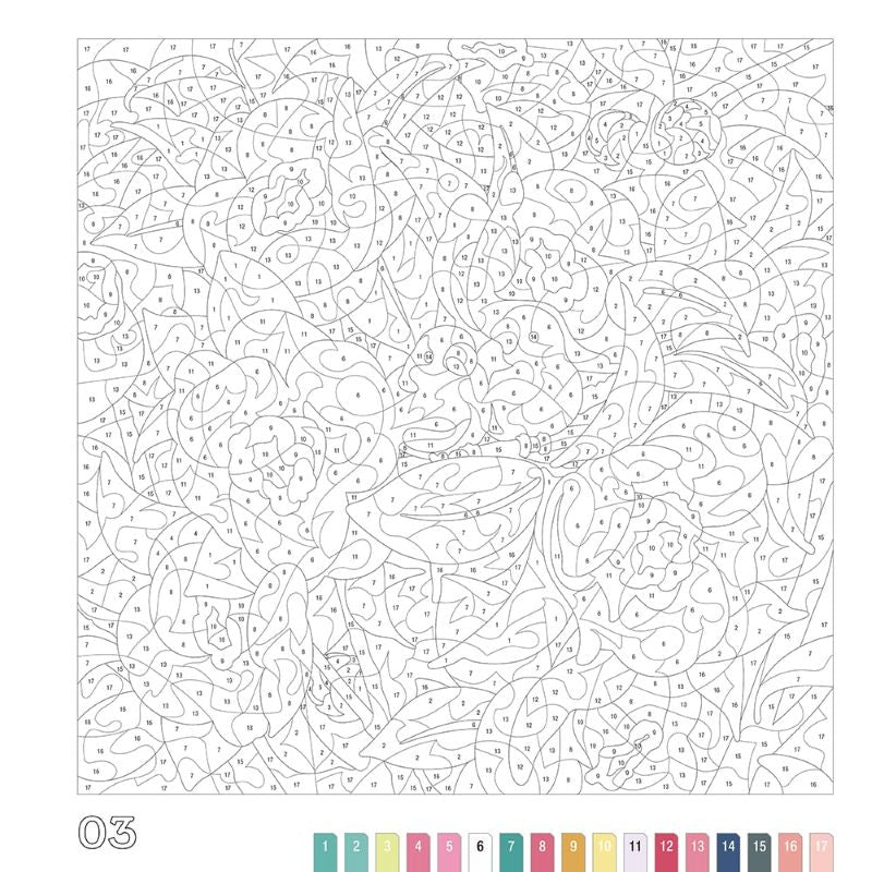 PREORDER Flowers & Animals Rondo: A Healing Puzzle Coloring Book