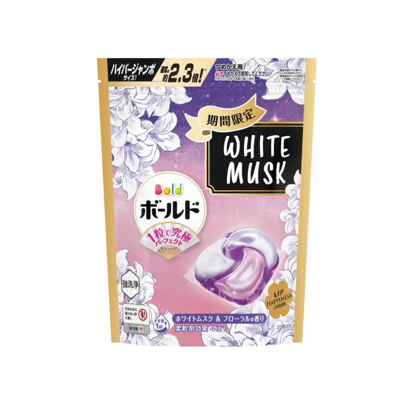 P&G Bold White Musk and Floral Laundry Detergent Pods