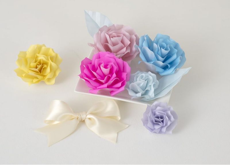 PREORDER Origami Flower Decorations: Easy 3D Flowers Made by Folding and Cutting