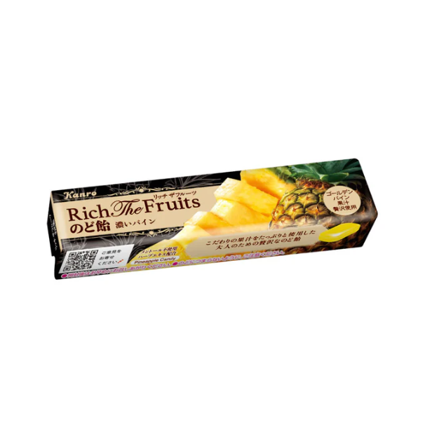 Kanro Rich the Fruits Pineapple Lozenge Candy (Limited Edition)