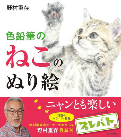 PREORDER Colored Pencil Cat Coloring Book