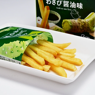 Calbee Jagabee Wasabi Soy Sauce Flavored Potato Sticks