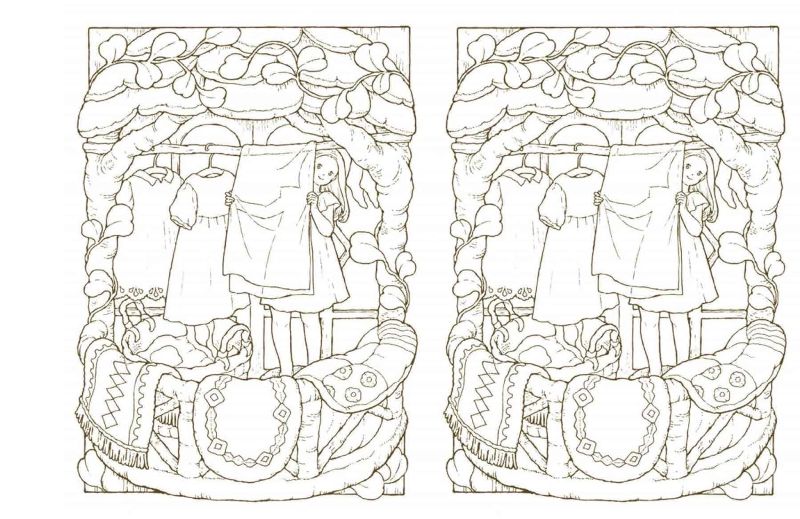 PREORDER Forest Girl Stories: My Coloring Postcards