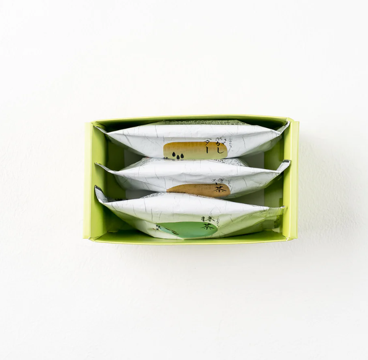 Hayashiya Matcha, Hojicha, and Brown Butter Financiers (3 pieces)